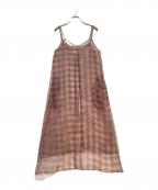 sawa takaiサワタカイ）の古着「キャミソールワンピース」｜ピンク