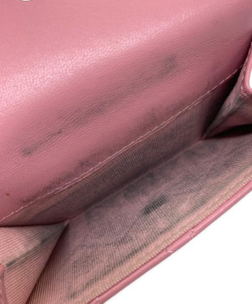 CHANEL（シャネル）CHANEL (シャネル) スターココマーク マトラッセコンパクトウォレット ピンクの古着・服飾アイテム