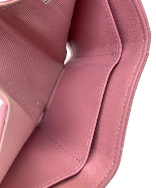 CHANEL（シャネル）CHANEL (シャネル) スターココマーク マトラッセコンパクトウォレット ピンクの古着・服飾アイテム