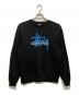 stussy（ステューシー）の古着「ロゴ スウェット」｜ブラック