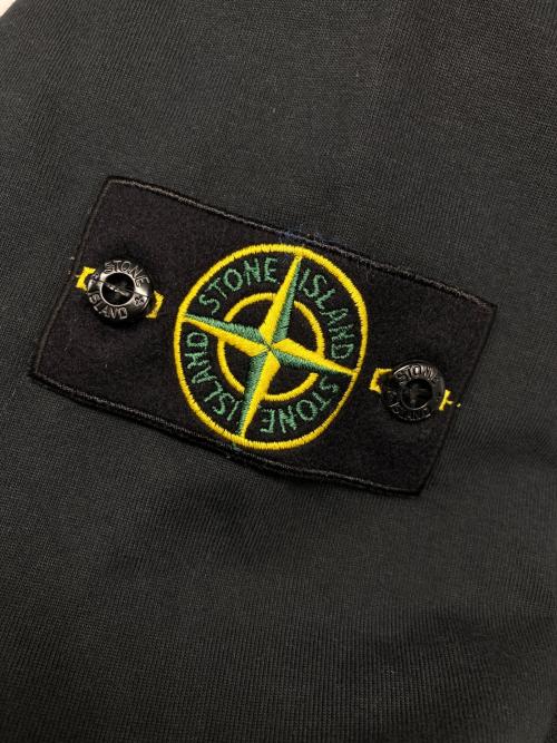STONE ISLAND（ストーンアイランド）STONE ISLAND (ストーンアイランド) ヘビーウェイト クルーネック カットソー ブラック サイズ:Mの古着・服飾アイテム