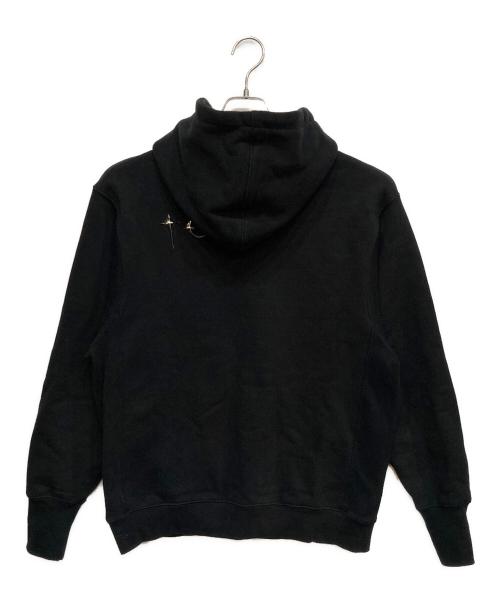 THUG CLUB（サグ クラブ）THUG CLUB (サグ クラブ) ARMOR HOODIE TCロゴ スタッズ パーカー ブラック サイズ:2の古着・服飾アイテム
