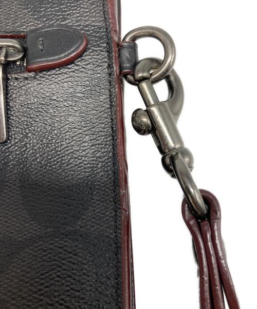 COACH（コーチ）COACH (コーチ) シグネチャー クラッチ バッグ ブラック サイズ:サイズ詳細参照の古着・服飾アイテム