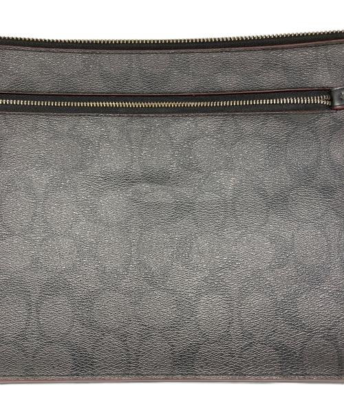 COACH（コーチ）COACH (コーチ) シグネチャー クラッチ バッグ ブラック サイズ:サイズ詳細参照の古着・服飾アイテム