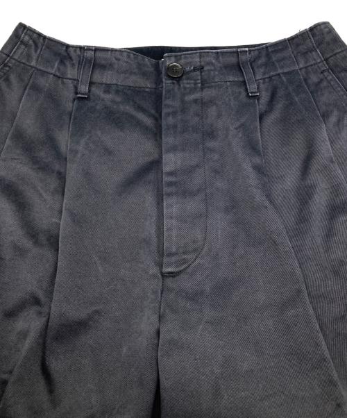 AURALEE（オーラリー）AURALEE (オーラリー) チノタック ワイドパンツ ネイビー サイズ:1の古着・服飾アイテム