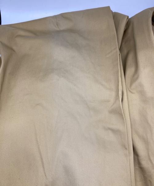 SAGE NATION（セイジ ネーション）SAGE NATION (セイジ ネーション) BOX PLEAT TROUSER ベージュ サイズ:Ｓの古着・服飾アイテム