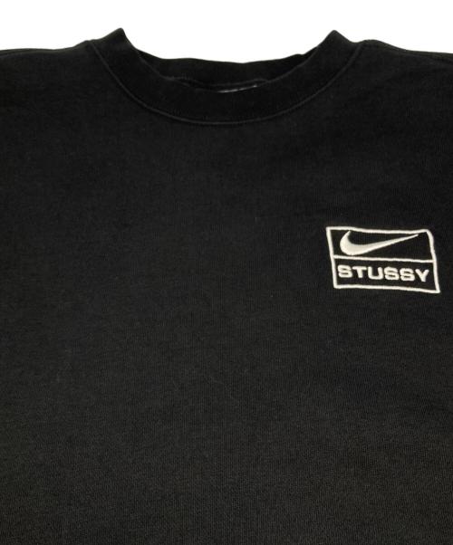 NIKE（ナイキ）NIKE (ナイキ) stussy (ステューシー) Washed NRG Fleece Crewneck ブラック サイズ:Ｓの古着・服飾アイテム