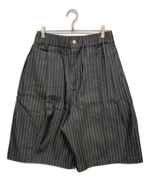 6cRAyon（シックスクレヨン）6cRAyon (シックスクレヨン) ワイドレッグショーツ グレー サイズ:Mの古着・服飾アイテム