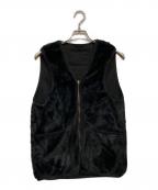Barbourバブアー）の古着「SL FUR LINER VEST」｜ブラック