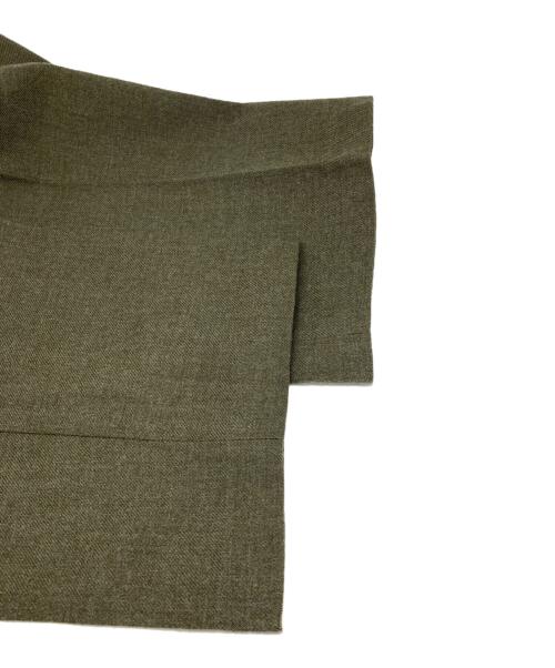 ベルギー軍（ベルギーグン）ベルギー軍 (ベルギーグン) ウール スラックス オリーブ サイズ:77/80の古着・服飾アイテム