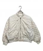 LESS×SAMUEL DRIRAレス）の古着「中綿ジャケット」｜ホワイト