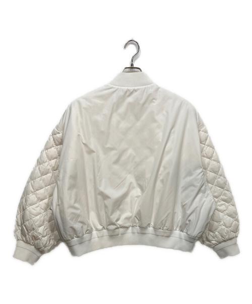LESS（レス）LESS (レス) SAMUEL DRIRA 中綿ジャケット ホワイト サイズ:38の古着・服飾アイテム