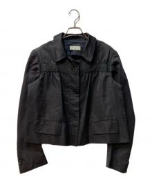 DRIES VAN NOTEN（ドリスヴァンノッテン）の古着「シルク ジャケット」｜ブラック