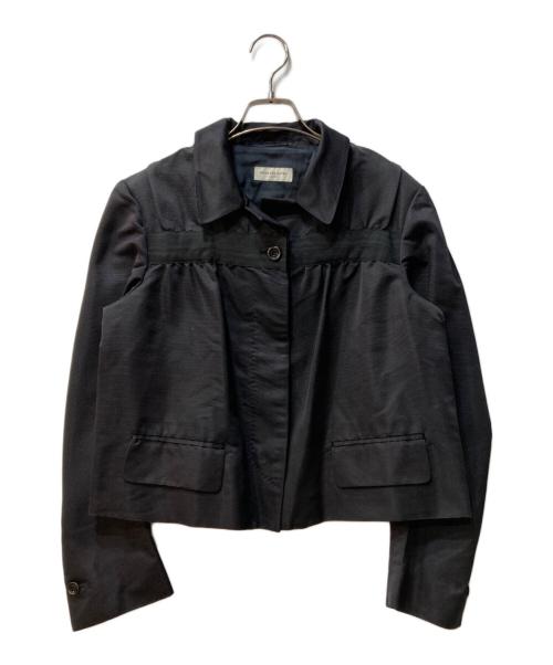 DRIES VAN NOTEN（ドリスヴァンノッテン）DRIES VAN NOTEN (ドリスヴァンノッテン) シルク ジャケット ブラック サイズ:40の古着・服飾アイテム