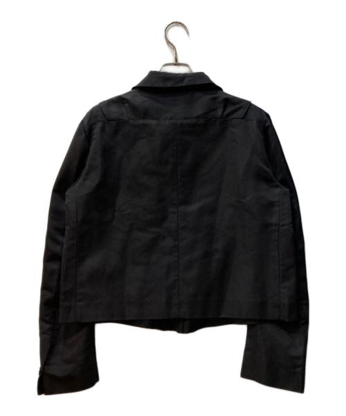 DRIES VAN NOTEN（ドリスヴァンノッテン）DRIES VAN NOTEN (ドリスヴァンノッテン) シルク ジャケット ブラック サイズ:40の古着・服飾アイテム