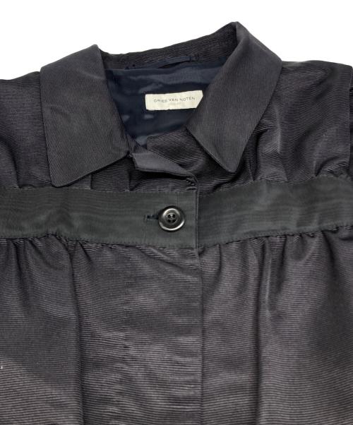 DRIES VAN NOTEN（ドリスヴァンノッテン）DRIES VAN NOTEN (ドリスヴァンノッテン) シルク ジャケット ブラック サイズ:40の古着・服飾アイテム