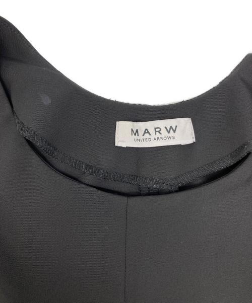 MARW UNITED ARROWS（マルゥ ユナイテッドアローズ）MARW UNITED ARROWS (マルゥ ユナイテッドアローズ) サイドタック ワンピース ブラック サイズ:36の古着・服飾アイテム