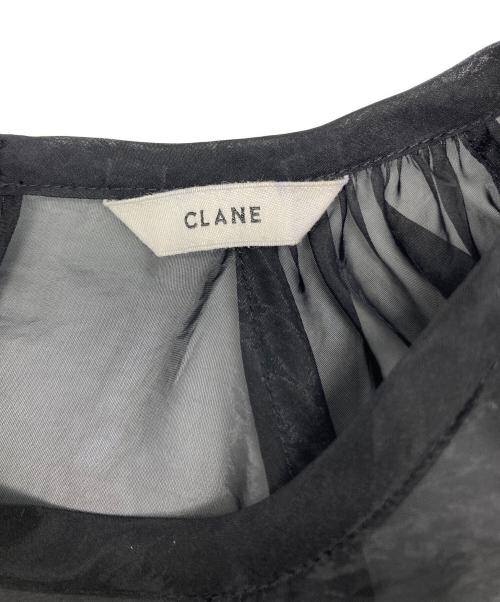 CLANE（クラネ）CLANE (クラネ) バルーンシアーパフスリーブ ブラック サイズ:1の古着・服飾アイテム