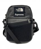 SUPREME×THE NORTH FACEシュプリーム×ザ ノース フェイス）の古着「Leather Shoulder Bag」｜ブラック