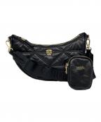 Snidelスナイデル）の古着「マルチ ウェイ ムーン バッグ」｜ブラック