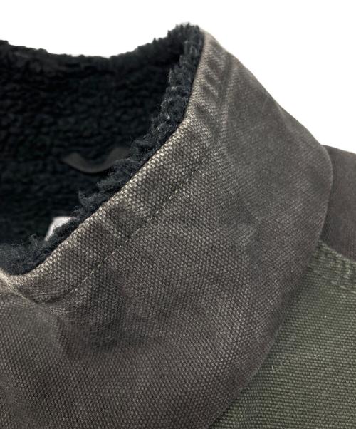 CarHartt（カーハート）CarHartt (カーハート) 裏ボア ベスト グリーン×ブラック サイズ:2XLの古着・服飾アイテム