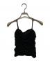 CLANE（クラネ）の古着「SHIRRING CAMI TOPS」｜ブラック