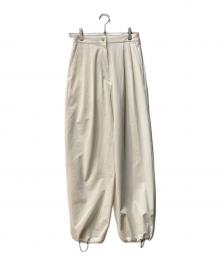CLANE（クラネ）の古着「2WAY ADJUST RASH GUARD TUCK PANTS」｜ホワイト