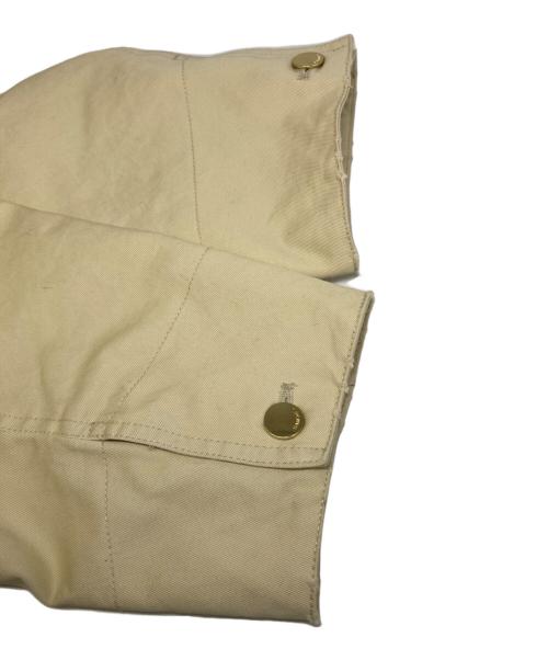 Sandro（サンドロ）Sandro (サンドロ) Embellished cotton-twill jacket ベージュ サイズ:FREEの古着・服飾アイテム
