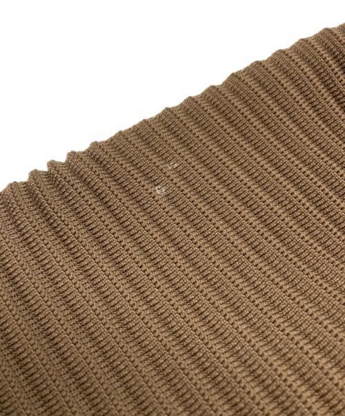 JNBY（ジェイエヌビーワイ）JNBY (ジェイエヌビーワイ) 変形 プリーツ カーディガン ブラウン サイズ:Mの古着・服飾アイテム