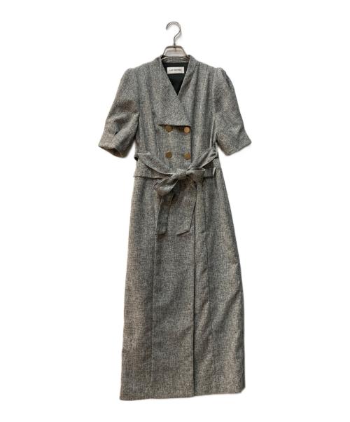 Lily Brown（リリーブラウン）Lily Brown (リリーブラウン) ダブルトレンチワンピース グレー サイズ:1の古着・服飾アイテム