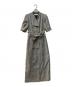Lily Brown（リリーブラウン）の古着「ダブルトレンチワンピース」｜グレー