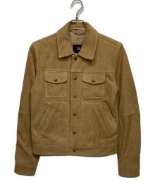 BANANA REPUBLIC（バナナリパブリック）の古着「スエード トラッカージャケット」｜ベージュ