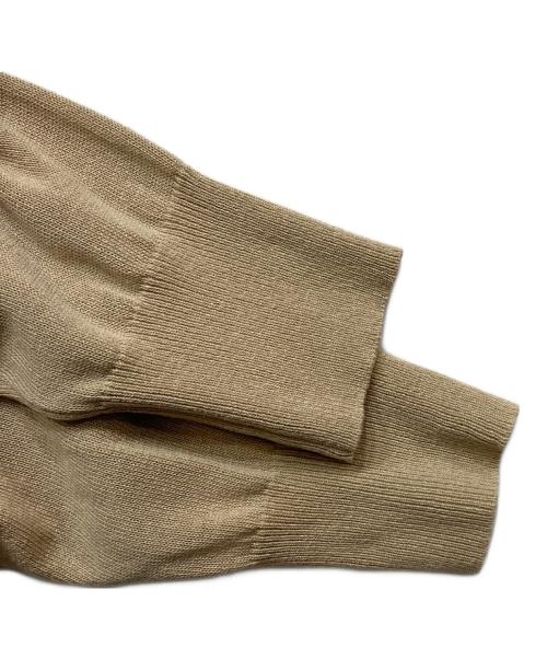 DEUXIEME CLASSE（ドゥーズィエム クラス）DEUXIEME CLASSE (ドゥーズィエム クラス) リネン混 ニット カーディガン ベージュ サイズ:FREEの古着・服飾アイテム