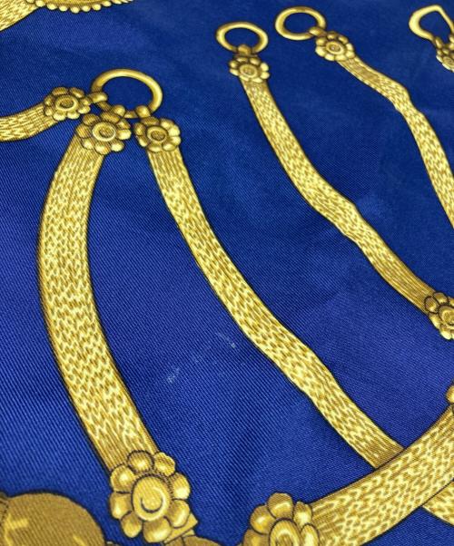 HERMES（エルメス）HERMES (エルメス) パリのガウチョ ホワイト×ネイビー サイズ:サイズ詳細参照の古着・服飾アイテム