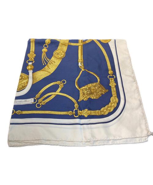 HERMES（エルメス）HERMES (エルメス) パリのガウチョ ホワイト×ネイビー サイズ:サイズ詳細参照の古着・服飾アイテム