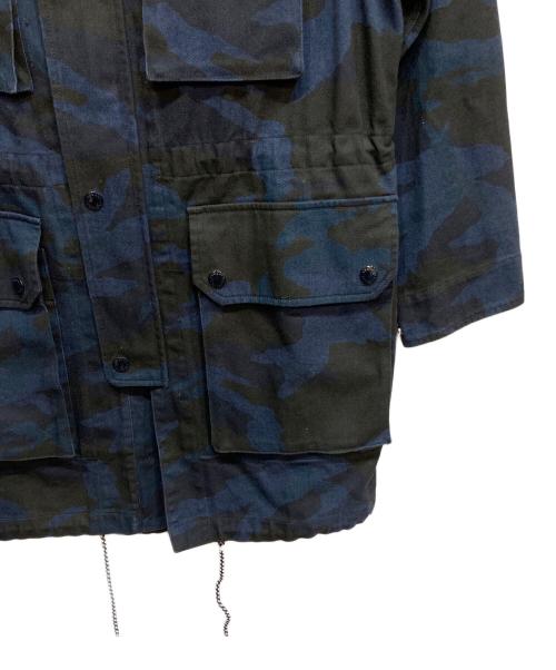 ARMANI EXCHANGE（アルマーニ エクスチェンジ）ARMANI EXCHANGE (アルマーニ エクスチェンジ) カモ柄 モッズコート ネイビー サイズ:ＸＳの古着・服飾アイテム