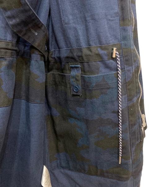ARMANI EXCHANGE（アルマーニ エクスチェンジ）ARMANI EXCHANGE (アルマーニ エクスチェンジ) カモ柄 モッズコート ネイビー サイズ:ＸＳの古着・服飾アイテム