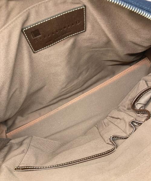 STEFANOMANO（ステファノマーノ）STEFANOMANO (ステファノマーノ) 2WAY ブリーフバッグ ネイビー サイズ:サイズ詳細参照の古着・服飾アイテム