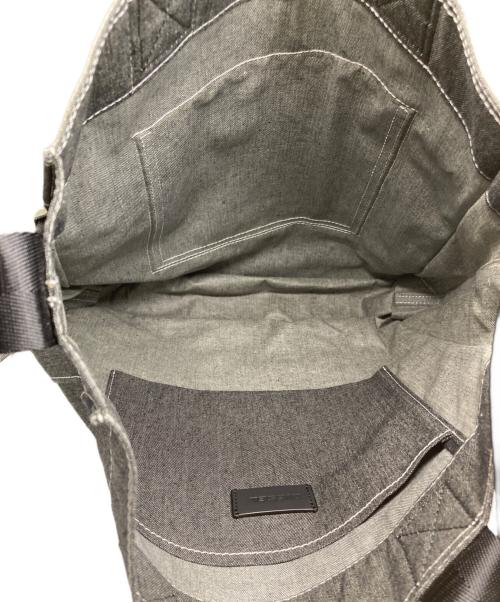 DIESEL（ディーゼル）DIESEL (ディーゼル) 2WAY PVC トートバッグ グレー サイズ:FREEの古着・服飾アイテム