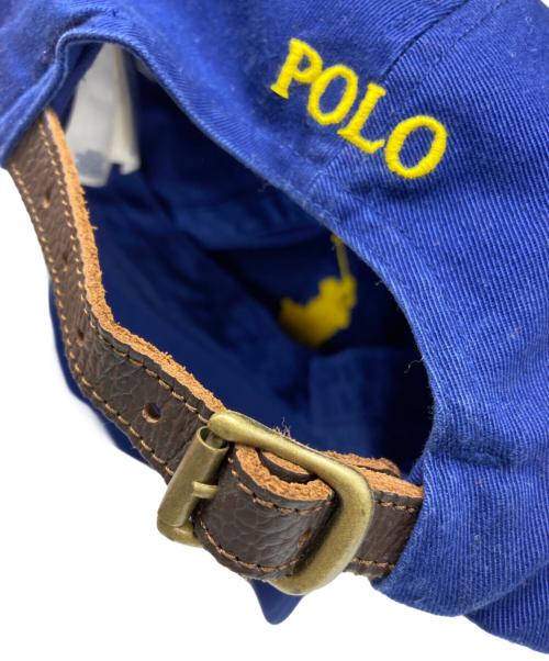 POLO RALPH LAUREN（ポロ・ラルフローレン）POLO RALPH LAUREN (ポロ・ラルフローレン) ビック ポニーロゴ キャップ ブルー サイズ:FREEの古着・服飾アイテム