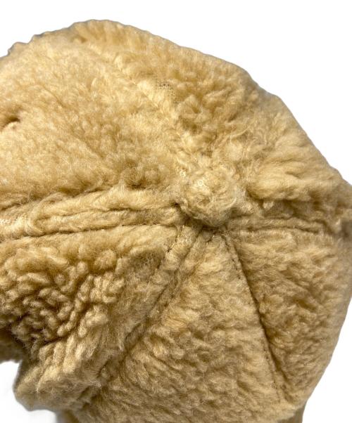 DSQUARED2（ディースクエアード）DSQUARED2 (ディースクエアード) ICON ボア キャップ ベージュ サイズ:FREEの古着・服飾アイテム