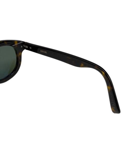 Christian Dior（クリスチャン ディオール）Christian Dior (クリスチャン ディオール) ラウンド フレーム サングラス ブラウン サイズ:サイズ詳細参照の古着・服飾アイテム