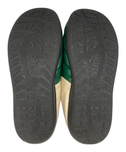 AVIREX（アヴィレックス）AVIREX (アヴィレックス) SUBU (スブ) VEGAN LEATHER SANDALS WILDBEARWILDBEAR グリーン×ベージュ サイズ:サイズ詳細参照の古着・服飾アイテム