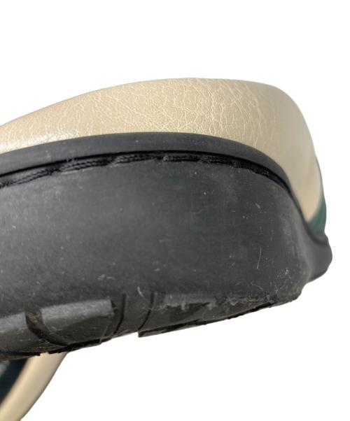 AVIREX（アヴィレックス）AVIREX (アヴィレックス) SUBU (スブ) VEGAN LEATHER SANDALS WILDBEARWILDBEAR グリーン×ベージュ サイズ:サイズ詳細参照の古着・服飾アイテム