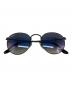 RAY-BAN（レイバン）の古着「ROUND METAL」｜ブルー×ブラック