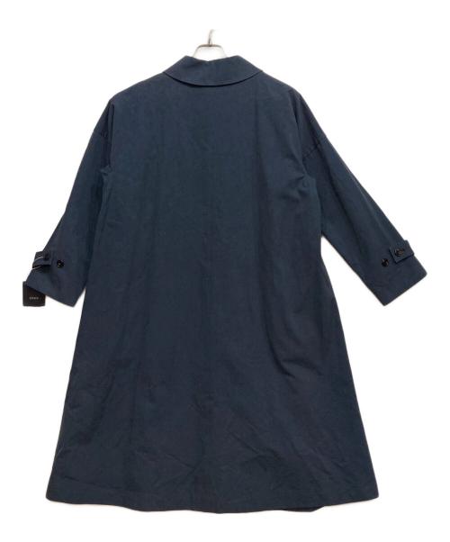 ADIEU TRISTESSE LOISIR（アデュートリステス ロワズィール）ADIEU TRISTESSE LOISIR (アデュートリステス ロワズィール) グランジ コットン ポプリンステンカラーコート ネイビー サイズ:FREEの古着・服飾アイテム