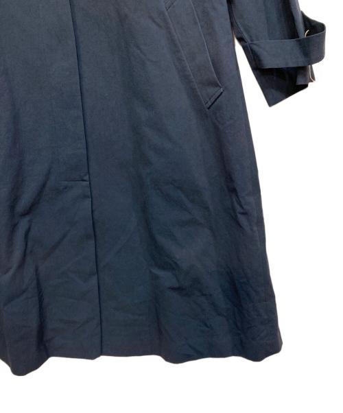 ADIEU TRISTESSE LOISIR（アデュートリステス ロワズィール）ADIEU TRISTESSE LOISIR (アデュートリステス ロワズィール) グランジ コットン ポプリンステンカラーコート ネイビー サイズ:FREEの古着・服飾アイテム