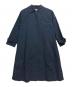 ADIEU TRISTESSE LOISIR（アデュートリステス ロワズィール）の古着「グランジ コットン ポプリンステンカラーコート」｜ネイビー