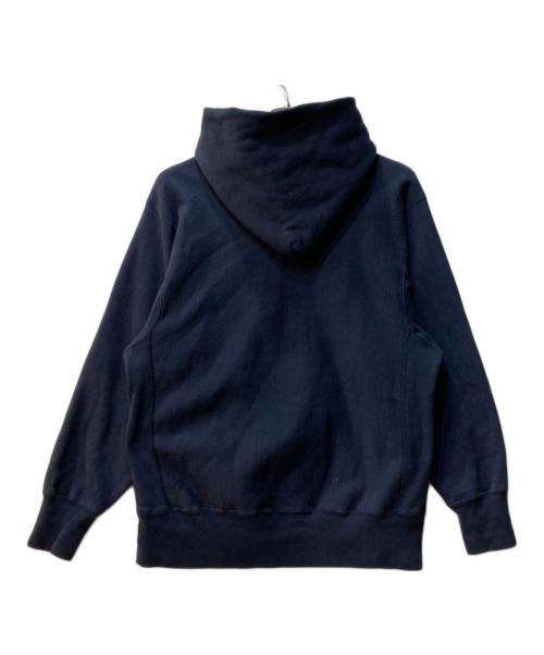 Champion REVERSE WEAVE（チャンピオン リバース ウィーブ）Champion REVERSE WEAVE (チャンピオン リバース ウィーブ) リバースウィーブスウェットパーカー ネイビー サイズ:Lの古着・服飾アイテム