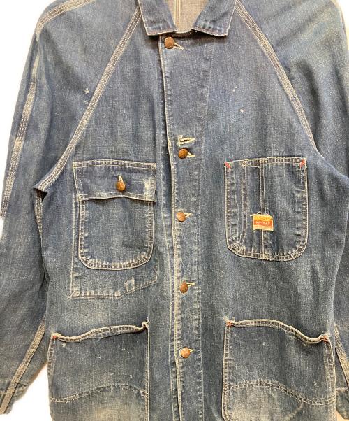 PAY DAY（ペイデイ）PAY DAY (ペイデイ) デニム カバーオール インディゴ サイズ:実寸サイズ参照の古着・服飾アイテム